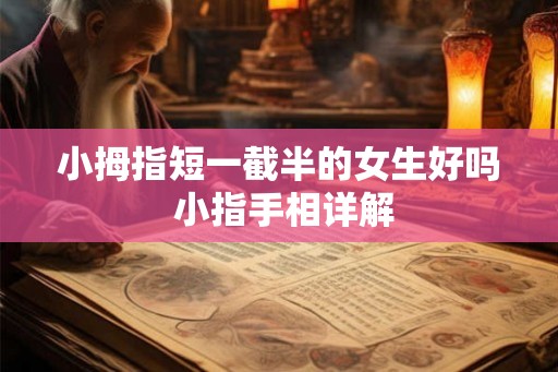 小拇指短一截半的女生好吗 小指手相详解