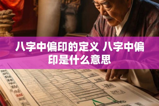 八字中偏印的定义 八字中偏印是什么意思
