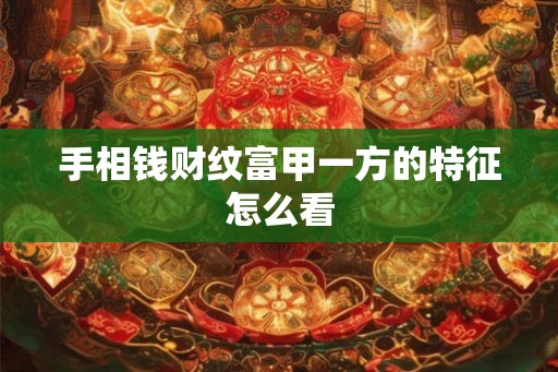 手相钱财纹富甲一方的特征怎么看