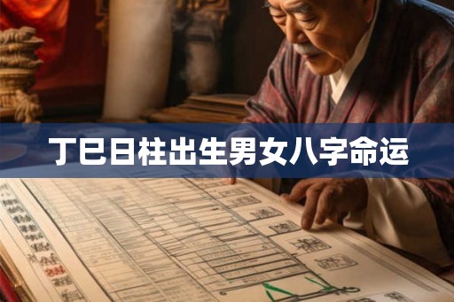 丁巳日柱出生男女八字命运