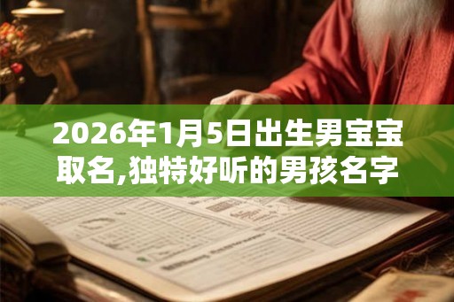 2026年1月5日出生男宝宝取名,独特好听的男孩名字 2026年1月5日出生男宝宝取名,独特好听的男孩名字