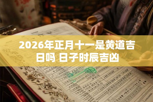 2026年正月十一是黄道吉日吗 日子时辰吉凶
