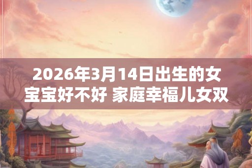 2026年3月14日出生的女宝宝好不好 家庭幸福儿女双全