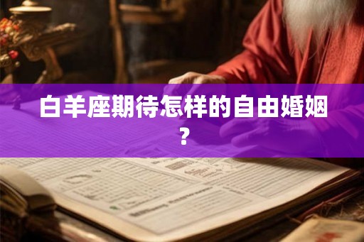 白羊座期待怎样的自由婚姻？
