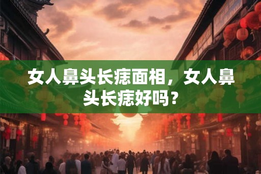 女人鼻头长痣面相，女人鼻头长痣好吗？