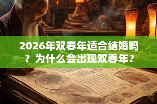 2026年双春年适合结婚吗?为什么会出现双春年? 2026年双春年适合结婚吗?为什么会出现双春年?