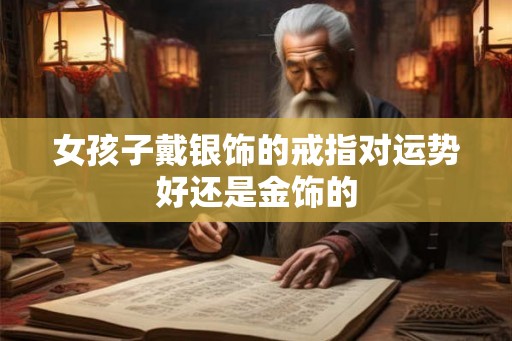女孩子戴银饰的戒指对运势好还是金饰的