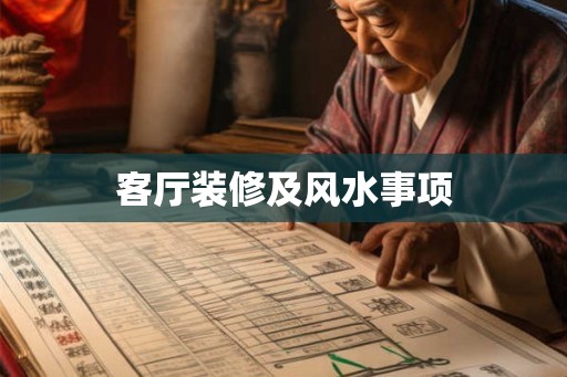 客厅装修及风水事项 客厅装修及风水事项