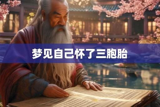 梦见自己怀了三胞胎