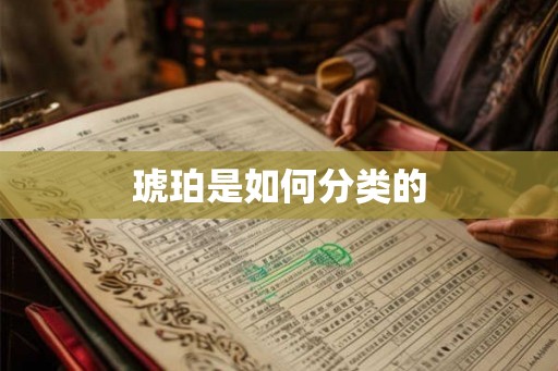 琥珀是如何分类的
