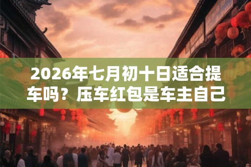 2026年七月初十日适合提车吗？压车红包是车主自己放吗