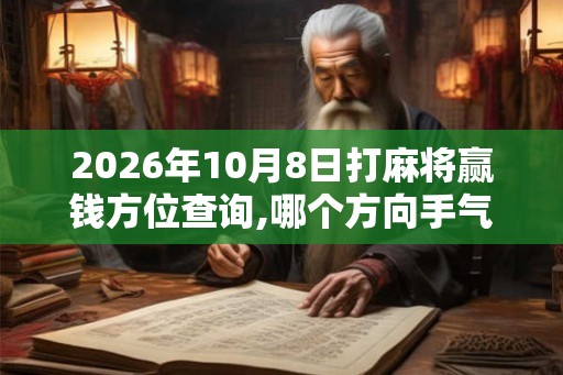 2026年10月8日打麻将赢钱方位查询,哪个方向手气佳