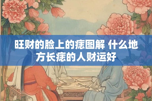 旺财的脸上的痣图解 什么地方长痣的人财运好