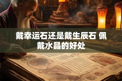 戴幸运石还是戴生辰石 佩戴水晶的好处
