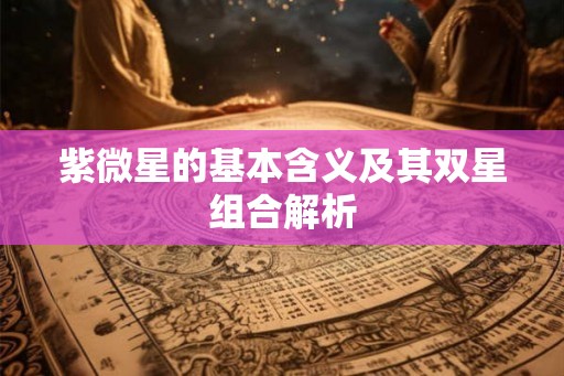 紫微星的基本含义及其双星组合解析