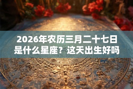 2026年农历三月二十七日是什么星座？这天出生好吗？