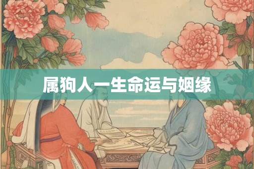 属狗人一生命运与姻缘