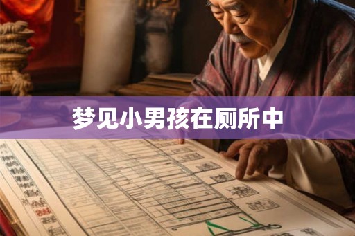 梦见小男孩在厕所中