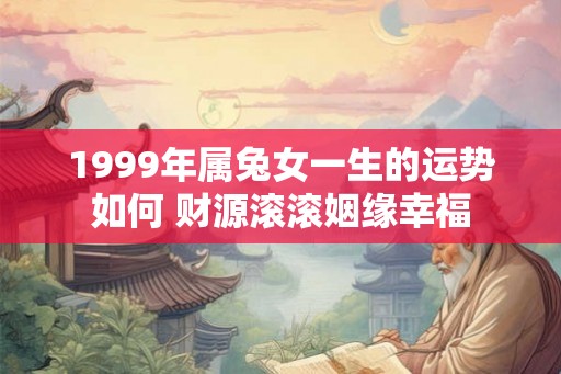 1999年属兔女一生的运势如何 财源滚滚姻缘幸福