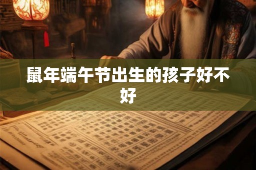 鼠年端午节出生的孩子好不好