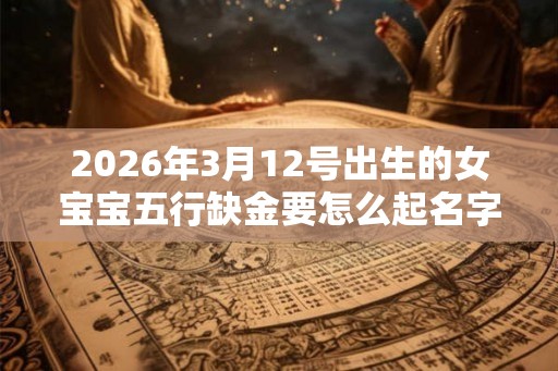 2026年3月12号出生的女宝宝五行缺金要怎么起名字