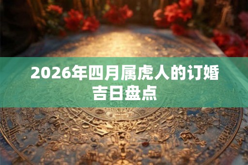 2026年四月属虎人的订婚吉日盘点