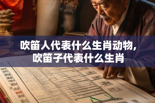 吹笛人代表什么生肖动物,吹笛子代表什么生肖 吹笛人代表什么生肖动物,吹笛子代表什么生肖