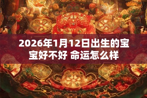 2026年1月12日出生的宝宝好不好 命运怎么样