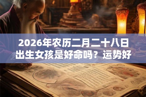 2026年农历二月二十八日出生女孩是好命吗？运势好不好？
