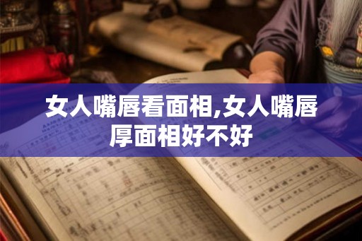 女人嘴唇看面相,女人嘴唇厚面相好不好