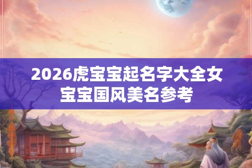 2026虎宝宝起名字大全女宝宝国风美名参考 2026虎宝宝起名字大全女宝宝国风美名参考