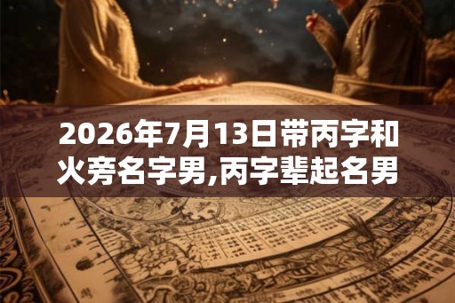 2026年7月13日带丙字和火旁名字男,丙字辈起名男孩