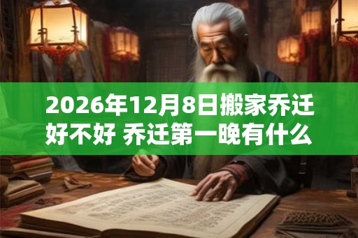 2026年12月8日搬家乔迁好不好 乔迁第一晚有什么禁忌