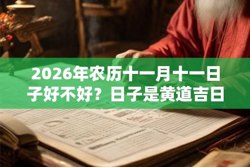 2026年农历十一月十一日子好不好?日子是黄道吉日吗? 2026年农历十一月十一日子好不好?日子是黄道吉日吗?