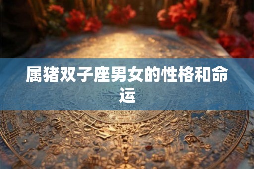 属猪双子座男女的性格和命运
