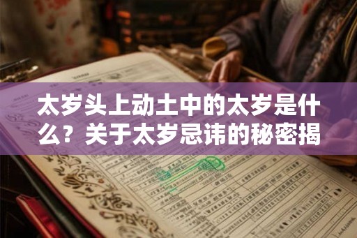 太岁头上动土中的太岁是什么？关于太岁忌讳的秘密揭示