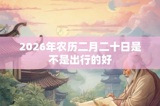 2026年农历二月二十日是不是出行的好
