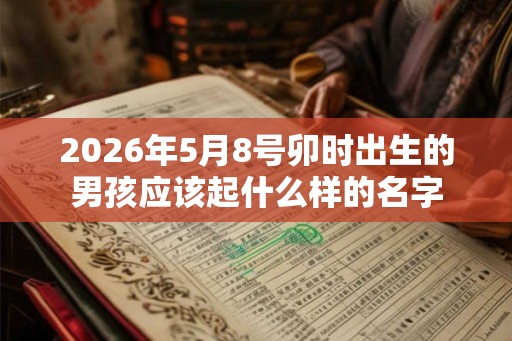 2026年5月8号卯时出生的男孩应该起什么样的名字 2026年5月8号卯时出生的男孩应该起什么样的名字