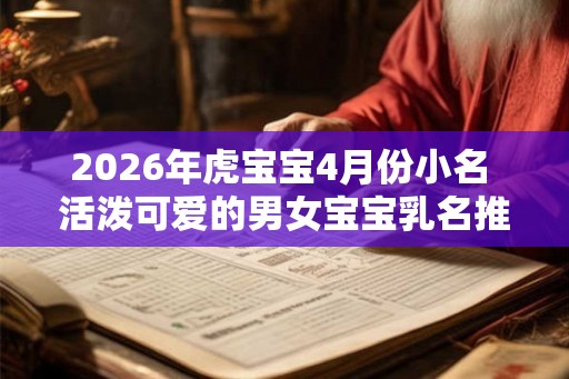 2026年虎宝宝4月份小名 活泼可爱的男女宝宝乳名推荐