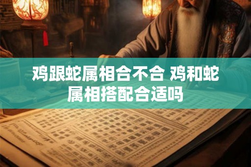 鸡跟蛇属相合不合 鸡和蛇属相搭配合适吗