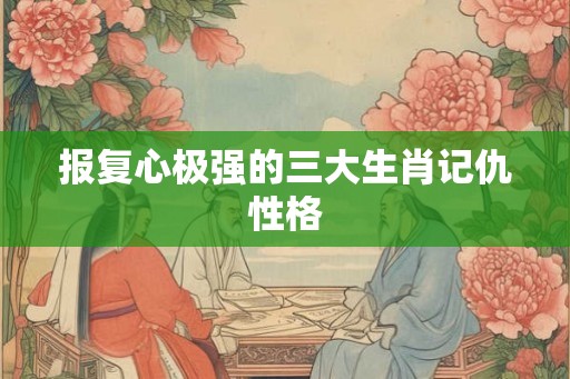 报复心极强的三大生肖记仇性格