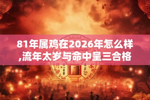 81年属鸡在2026年怎么样,流年太岁与命中呈三合格局