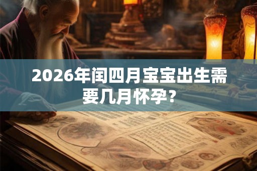 2026年闰四月宝宝出生需要几月怀孕? 2026年闰四月宝宝出生需要几月怀孕?