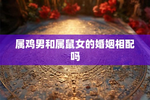属鸡男和属鼠女的婚姻相配吗