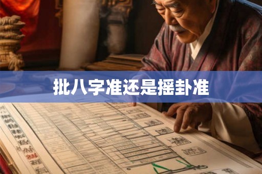 批八字准还是摇卦准 批八字准还是摇卦准