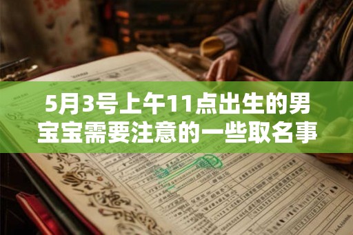 5月3号上午11点出生的男宝宝需要注意的一些取名事项 5月3号上午11点出生的男宝宝需要注意的一些取名事项