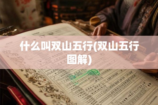 什么叫双山五行(双山五行图解) 什么叫双山五行(双山五行图解)