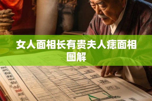女人面相长有贵夫人痣面相图解
