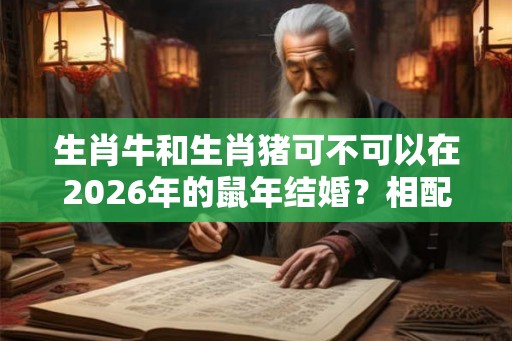 生肖牛和生肖猪可不可以在2026年的鼠年结婚？相配吗？
