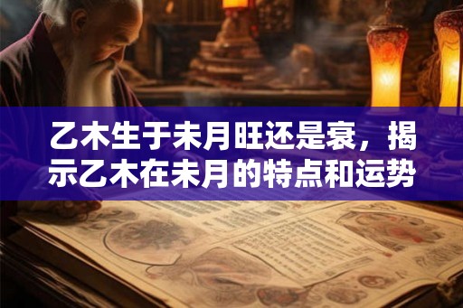 乙木生于未月旺还是衰，揭示乙木在未月的特点和运势走向
